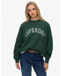 Superdry - & Co Athletic Essentials Slouchy Crew Sweatshirt - Lyst
