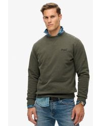 Superdry - Essential Logo Crew Sweatshirt - Lyst