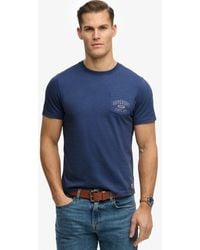 Superdry - & Co Vintage Prep Relaxed Pocket T-shirt - Lyst