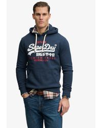 Superdry - & Co Vintage Logo Duo Hoodie - Lyst