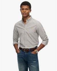 Superdry - & Co Classic Oxford Long Sleeve Shirt - Lyst