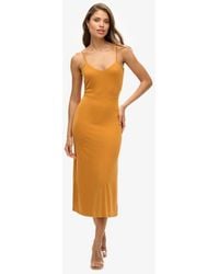Superdry - & Co Jersey Open Back Dress - Lyst