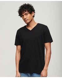 Superdry - V-neck Slub Short Sleeve T-shirt - Lyst
