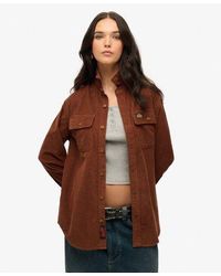 Superdry - Oversized Corduroy Workwear Shirt - Lyst