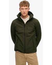 Superdry - & Co Hooded Soft Shell Trekker Jacket - Lyst