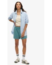 Superdry - Loose Fit Embroidered Vintage Wash Sweat Shorts - Lyst