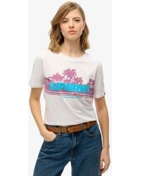 Superdry - & Co Outdoor Stripe Relaxed T-shirt - Lyst