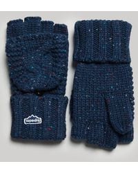 Superdry - & Co Classic Cable Knit Gloves - Lyst