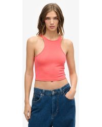 Superdry - & Co Studios Jersey Racer Tank Top - Lyst