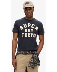 Superdry - & Co Vintage Athletic Stripe T-shirt - Lyst