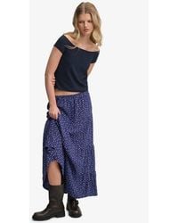 Superdry - & Co Woven Tiered Maxi Skirt - Lyst