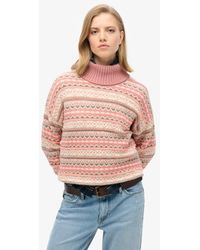 Superdry - & Co Classic Stripe Textured Pattern Jumper - Lyst