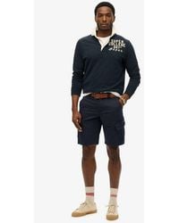 Superdry - Classic Logo Patch Organic Cotton Core Cargo Shorts - Lyst