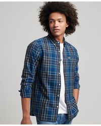 Mens Navy Blue Shirt for Men - Up to 75% off | Lyst