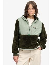 Superdry - Super Soft Hybrid Half Zip Jacket - Lyst