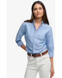Superdry - & Co Slim Oxford Long Sleeve Shirt - Lyst