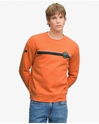 Superdry - & Co Outdoor Stripe Logo Relaxed Sweatshirt - Lyst
