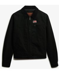 Superdry - & Co Cord Collar Quilt Ranch Jacket - Lyst