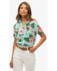 Superdry - Ladies Classic Beach Resort Shirt - Lyst
