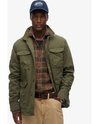 Superdry - Veste militaire légère brodée m65 - Lyst