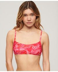Superdry - Print Bralette Bikini Top - Lyst