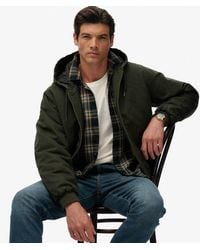 Superdry - & Co Canvas Surplus Hooded Jacket - Lyst