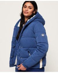 Superdry - Sphere Padded Jacket Cobalt - Lyst
