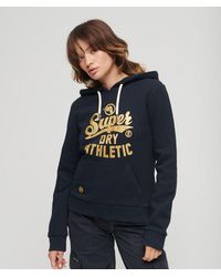 Superdry - & Co Scripted College Graphic Hoodie - Lyst