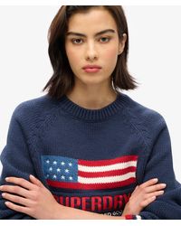 Superdry - Pull ras du cou americana - Lyst
