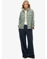 Superdry - Femme Pantalon De Survêtement Teint En Pièce À Logo Athletic Essentials Taille - Lyst
