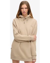 Superdry - Essential Hoodie Dress - Lyst
