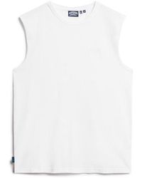 Superdry - & Co Classic Organic Cotton Essential Logo Tank Top - Lyst