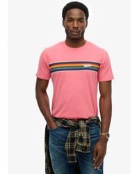 Superdry - Outdoor Stripe Logo Relaxed T-Shirt - Lyst