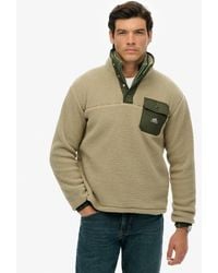 Superdry - & Co Fuji Popper Neck Fleece - Lyst