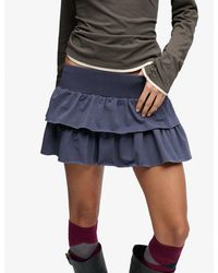 Superdry - Bench X & Co Bench Low Rise Tiered Skirt - Lyst