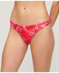 Superdry - Printed Cheeky Bikini Bottoms - Lyst