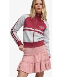 Superdry - & Co Tiered Jersey Mini Skirt - Lyst