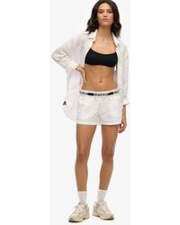 Superdry - & Co Linen Shorts - Lyst