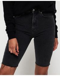 superdry ladies denim shorts