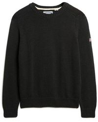 Superdry - & Co Knitted Slouchy Crew Neck Sweatshirt - Lyst
