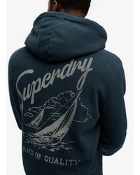 Superdry - Lo-fi Dockside Hoodie Met Borduursel - Lyst