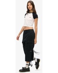 Superdry - & Co Cargo Midi Skirt - Lyst