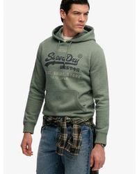 Superdry - & Co Vintage Logo Heritage Relaxed Hoodie - Lyst