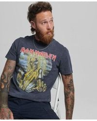Superdry - Iron Maiden X Limited Edition T-shirt - Lyst