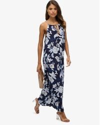Superdry - Floral Print Beach Cami Maxi Dress - Lyst