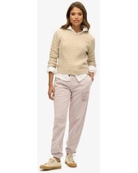 Superdry - Ladies Loose Fit Graphic Print Vintage Washed jogger - Lyst