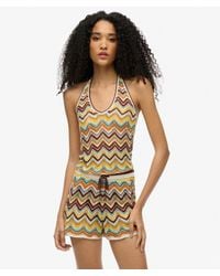 Superdry - & Co Zigzag Knit Shorts - Lyst