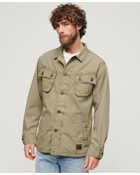 Superdry - Fully Lined Military Overshirt Jacket - Lyst