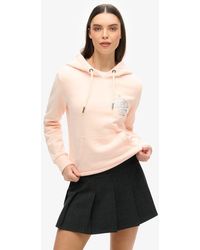 Superdry - & Co Athletic Metallic Hoodie - Lyst