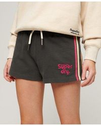 Superdry - Ladies Rainbow Side Stripe Logo Shorts - Lyst